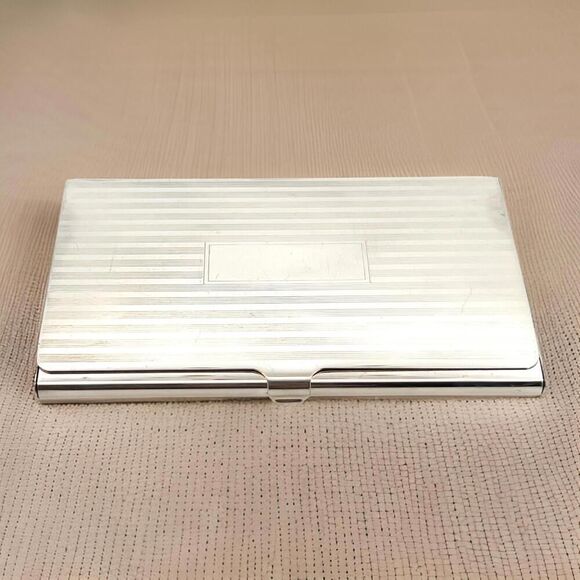Tiffany & Co Estate Business Card Holder Sterling Silver 58.1g TIF759 - Picture 11 of 15